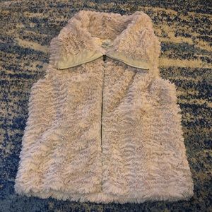 Faux fur vest